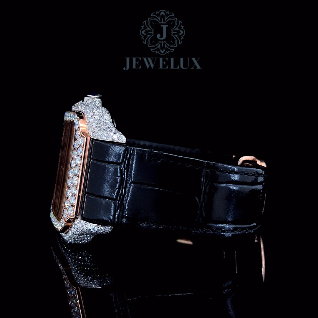 Reloj de diamante de Moissanita