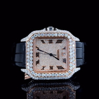 Reloj de diamante de Moissanita