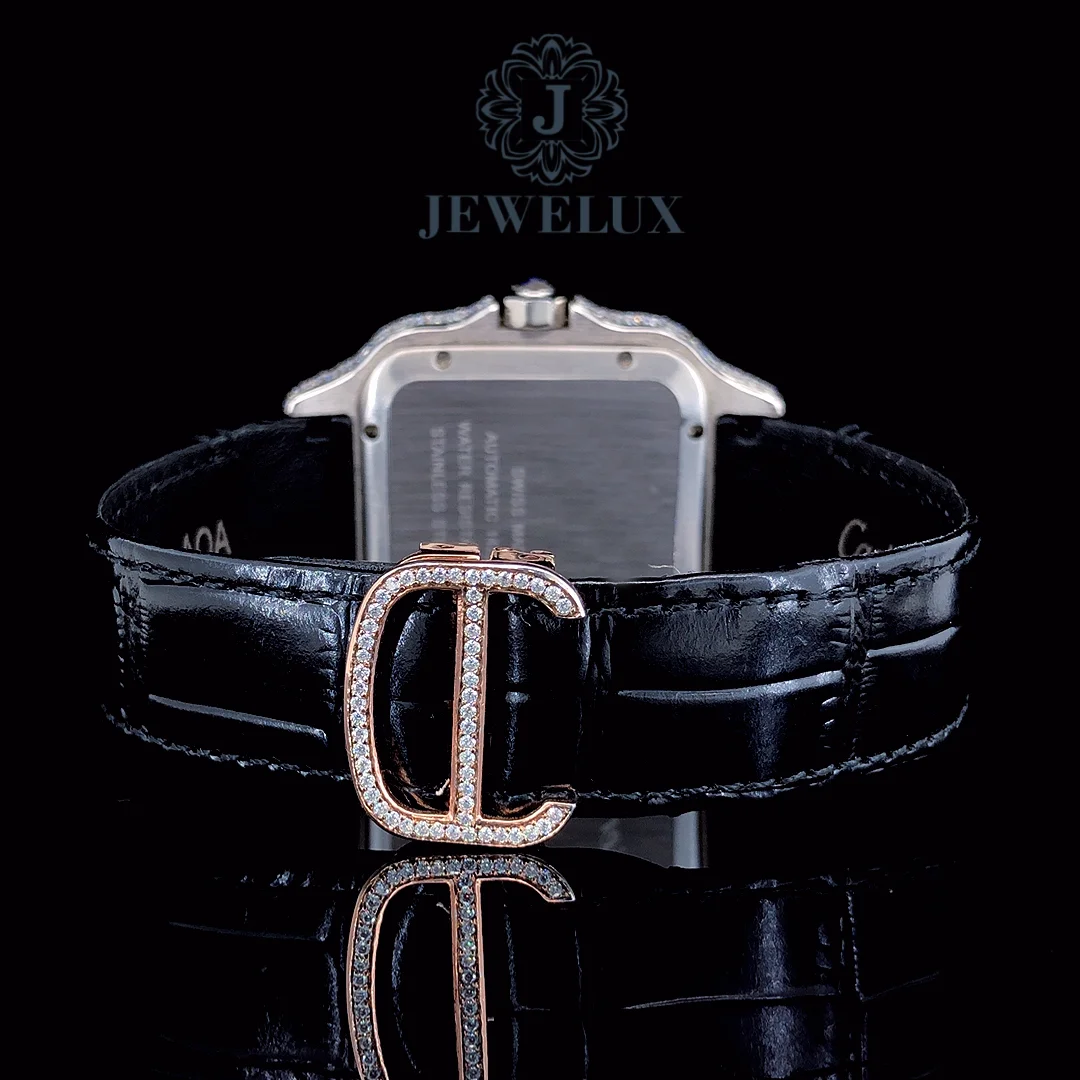 Reloj de diamante de Moissanita